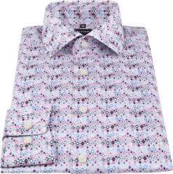 OLYMP Overhemd Luxor MF Print Roze 10 OLYMP Overhemd Luxor MF Print Roze -Kleding Kortingswinkel 73858 3