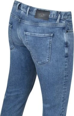 Alberto DS DUAL FX Denim Blauw -Kleding Kortingswinkel 73910 3
