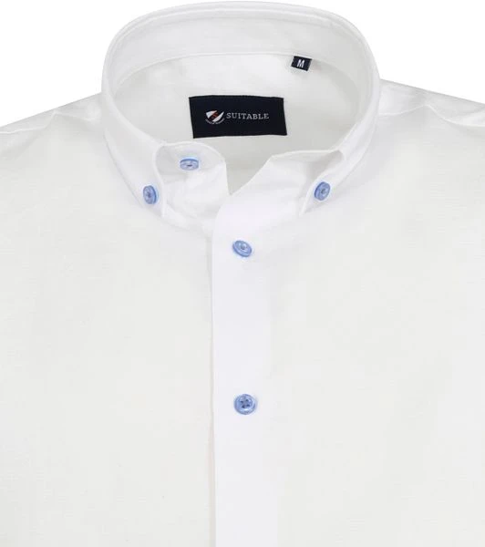 Suitable Shortsleeve Overhemd Wit 4 Suitable Shortsleeve Overhemd Wit - Afbeelding 2