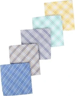 Suitable Zakdoeken 5-Pack Dessin Multicolour -Kleding Kortingswinkel 74163 2 1