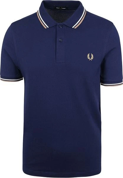 Fred Perry Polo Twin Tipped M3600 Navy 7 Fred Perry Polo Twin Tipped M3600 Navy - Afbeelding 5