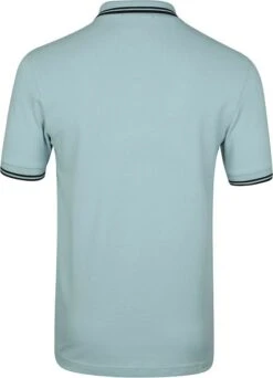 Fred Perry Polo Twin Tipped M3600 Zilverblauw -Kleding Kortingswinkel 74196 1