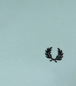 Fred Perry Polo Twin Tipped M3600 Zilverblauw -Kleding Kortingswinkel 74196 4