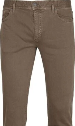 Alberto Pipe Broek Bruin -Kleding Kortingswinkel 74212 2 1