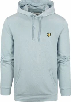Lyle And Scott Hoodie Mid Blauw -Kleding Kortingswinkel 74260 9 1