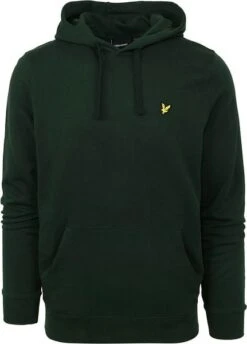 Lyle And Scott Hoodie Donkergroen -Kleding Kortingswinkel 74261 5 1