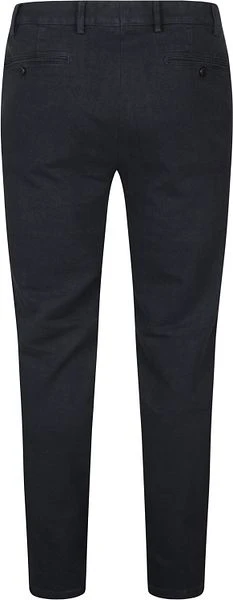 Meyer Chino Bonn Herringbone Donkerblauw 6 Meyer Chino Bonn Herringbone Donkerblauw - Afbeelding 4