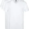 Alan Red Vermont T-Shirt V-Hals Wit 3 Pack 1 Alan Red Vermont T-Shirt V-Hals Wit 3 Pack -Kleding Kortingswinkel 74305 4