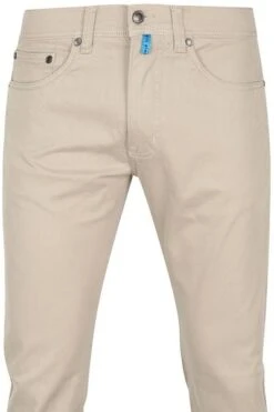 Pierre Cardin 5 Pocket Broek Antibes Kaki -Kleding Kortingswinkel 74318 2 1