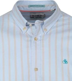 Scotch And Soda Overhemd Gestreept Lichtblauw 11 Scotch And Soda Overhemd Gestreept Lichtblauw -Kleding Kortingswinkel 74337 2