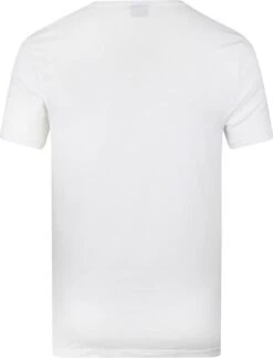Hugo Boss T-shirt Modern 2-Pack Wit 12 Hugo Boss T-shirt Modern 2-Pack Wit -Kleding Kortingswinkel 74351 10