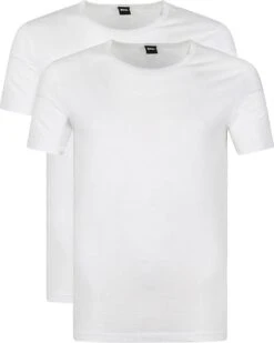 Hugo Boss T-shirt Modern 2-Pack Wit 13 Hugo Boss T-shirt Modern 2-Pack Wit -Kleding Kortingswinkel 74351 6 1