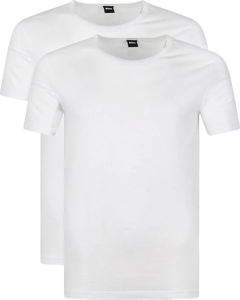 Hugo Boss T-shirt Modern 2-Pack Wit 3 Hugo Boss T-shirt Modern 2-Pack Wit