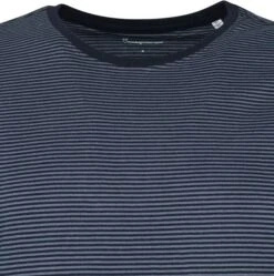 KnowledgeCotton Apparel T-shirt Desert Sun Streep Blauw 11 KnowledgeCotton Apparel T-shirt Desert Sun Streep Blauw -Kleding Kortingswinkel 74394 2