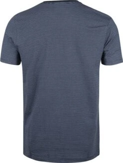 KnowledgeCotton Apparel T-shirt Desert Sun Streep Blauw 13 KnowledgeCotton Apparel T-shirt Desert Sun Streep Blauw -Kleding Kortingswinkel 74394 4