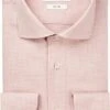 Profuomo Overhemd Roze Stretch 2 Profuomo Overhemd Roze Stretch -Kleding Kortingswinkel 74399 4