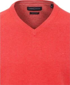 Casa Moda Pullover V-Hals Rood -Kleding Kortingswinkel 74447 5 1