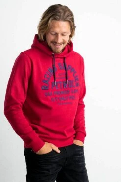 Petrol Hoodie Rood 10 Petrol Hoodie Rood -Kleding Kortingswinkel 74469 3