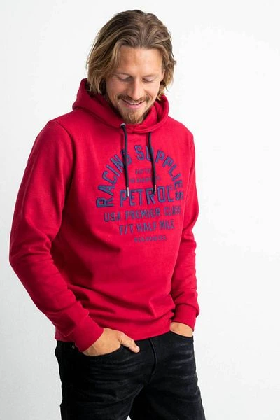 Petrol Hoodie Rood 5 Petrol Hoodie Rood - Afbeelding 3