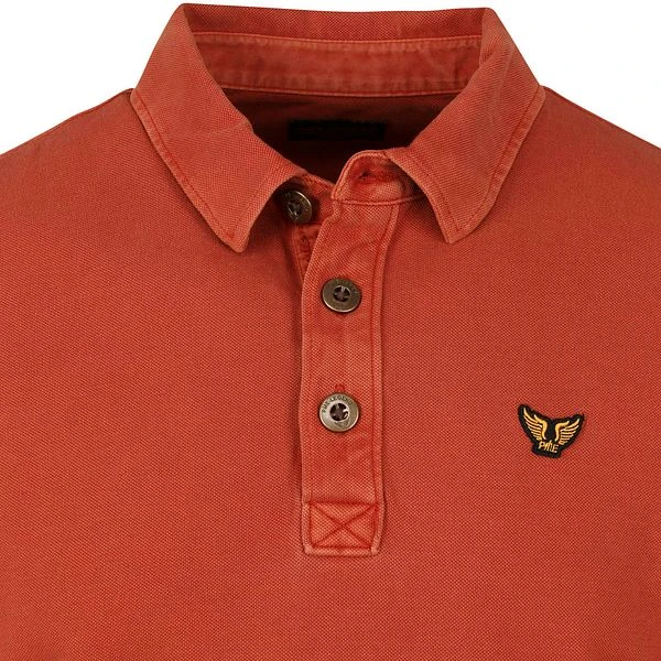 PME Legend Longsleeve Pique Polo Rood 6 PME Legend Longsleeve Pique Polo Rood - Afbeelding 4
