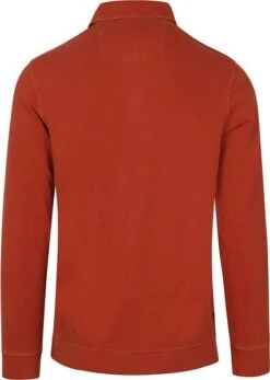 PME Legend Longsleeve Pique Polo Rood -Kleding Kortingswinkel 74482 4