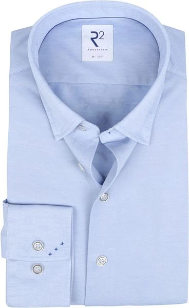 R2 Overhemd Uni Lichtblauw 3 R2 Overhemd Uni Lichtblauw