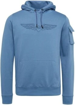 PME Legend Hoodie Brushed Fleece Blauw -Kleding Kortingswinkel 74545 1 1