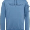 PME Legend Hoodie Brushed Fleece Blauw -Kleding Kortingswinkel 74545 1