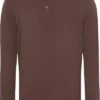 Brax Longsleeve Polo Pirlo Bruin -Kleding Kortingswinkel 74552 1