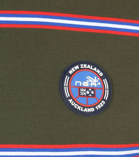 NZA Polo Franz Josef Strepen Donkergroen 6 NZA Polo Franz Josef Strepen Donkergroen - Afbeelding 4