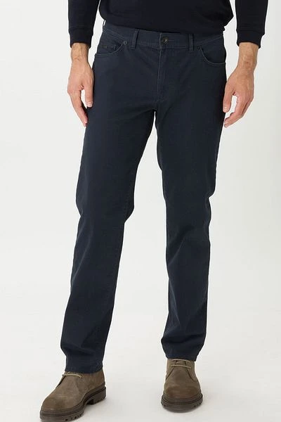 Brax Cadiz Broek Five Pocket Donkerblauw Print 5 Brax Cadiz Broek Five Pocket Donkerblauw Print - Afbeelding 3