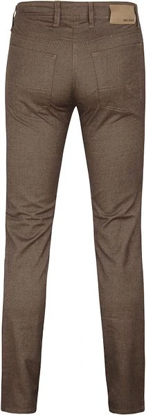 Mac Broek Arne Bruin Melange 6 Mac Broek Arne Bruin Melange - Afbeelding 4