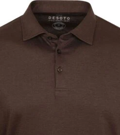Desoto Polo LS Bruin -Kleding Kortingswinkel 74679 2