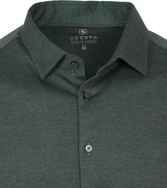 Desoto Overhemd Strijkvrij Groen 8 Desoto Overhemd Strijkvrij Groen - Afbeelding 6