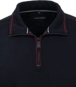 Casa Moda Half Zip Trui Donkerblauw -Kleding Kortingswinkel 74695 2 1