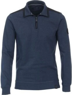 Casa Moda Half Zip Trui Donkerblauw Indigo 12 Casa Moda Half Zip Trui Donkerblauw Indigo -Kleding Kortingswinkel 74696 1 1