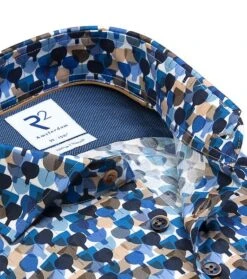R2 Overhemd Blauw Lampen -Kleding Kortingswinkel 74718 4