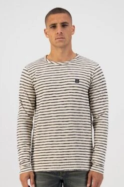 Dstrezzed Trui Strepen Beige -Kleding Kortingswinkel 74722 1 1