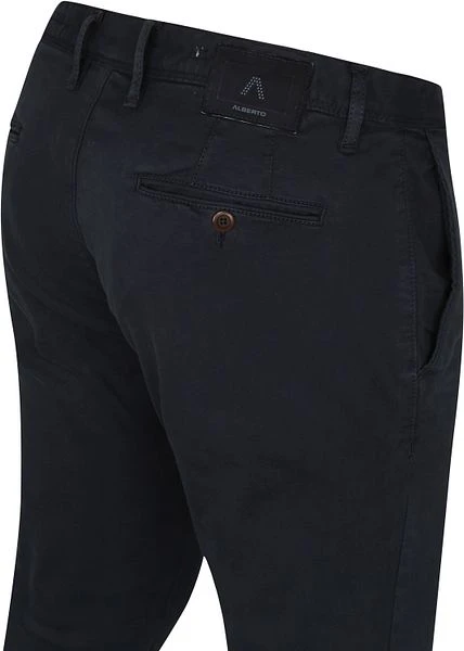 Alberto Rob Stretch Chino Donkerblauw 5 Alberto Rob Stretch Chino Donkerblauw - Afbeelding 3