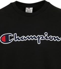Champion Sweater Script Logo Zwart 9 Champion Sweater Script Logo Zwart -Kleding Kortingswinkel 74873 2