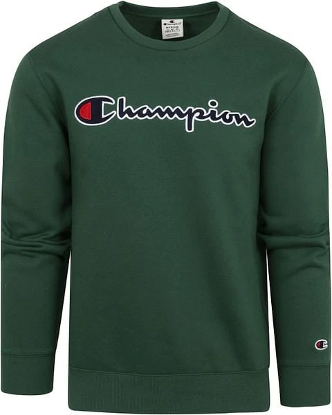 Champion Sweater Script Logo Groen 8 Champion Sweater Script Logo Groen - Afbeelding 6