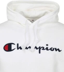 Champion Hoodie Logo Wit -Kleding Kortingswinkel 74881 2