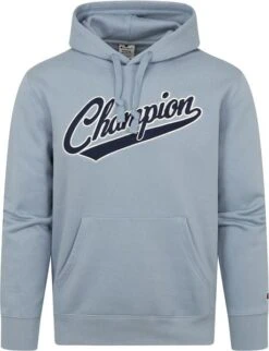 Champion Hoodie College Logo Lichtblauw 13 Champion Hoodie College Logo Lichtblauw -Kleding Kortingswinkel 74883 1 1