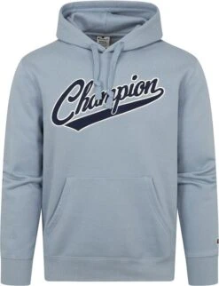 Champion Hoodie College Logo Lichtblauw