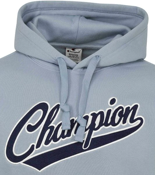 Champion Hoodie College Logo Lichtblauw 6 Champion Hoodie College Logo Lichtblauw - Afbeelding 4