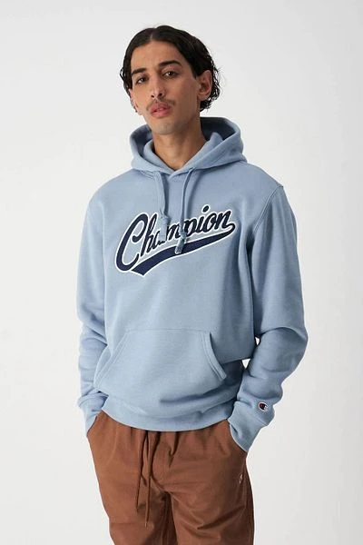 Champion Hoodie College Logo Lichtblauw 4 Champion Hoodie College Logo Lichtblauw - Afbeelding 2