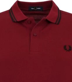 Fred Perry Polo M3600 Port Rood -Kleding Kortingswinkel 74887 2 1