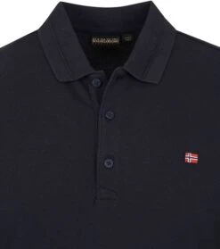 Napapijri Ealis Longsleeve Polo Navy -Kleding Kortingswinkel 74903 2