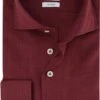R2 Overhemd Merino Wol Bordeaux -Kleding Kortingswinkel 74923 1