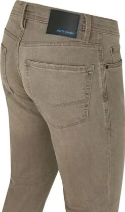 Pierre Cardin Broek Lyon Tapered Future Flex Lichtbruin -Kleding Kortingswinkel 74936 3